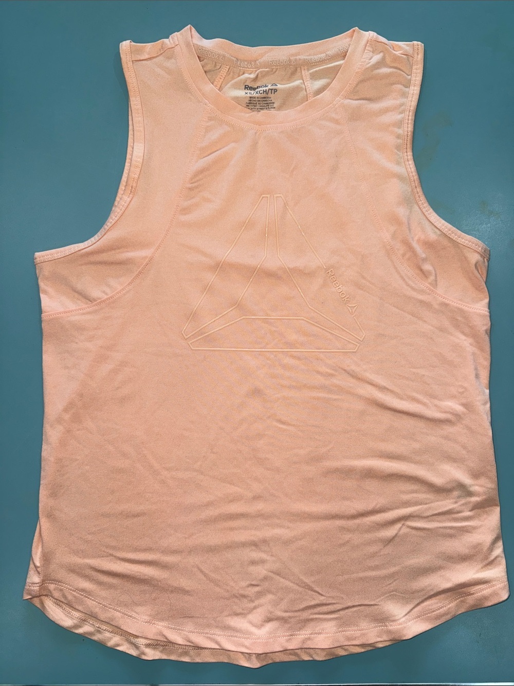 Reebok Peach Athletic Tank Top XS